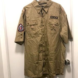 Coogi Button Down Short Sleeve Shirt